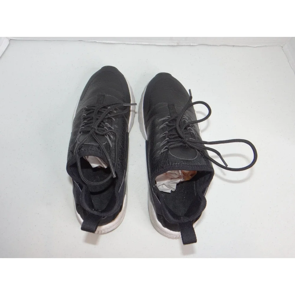 Nike Air Huarache Run Ultra Mens Black White Leather Running Shoes 819685-001